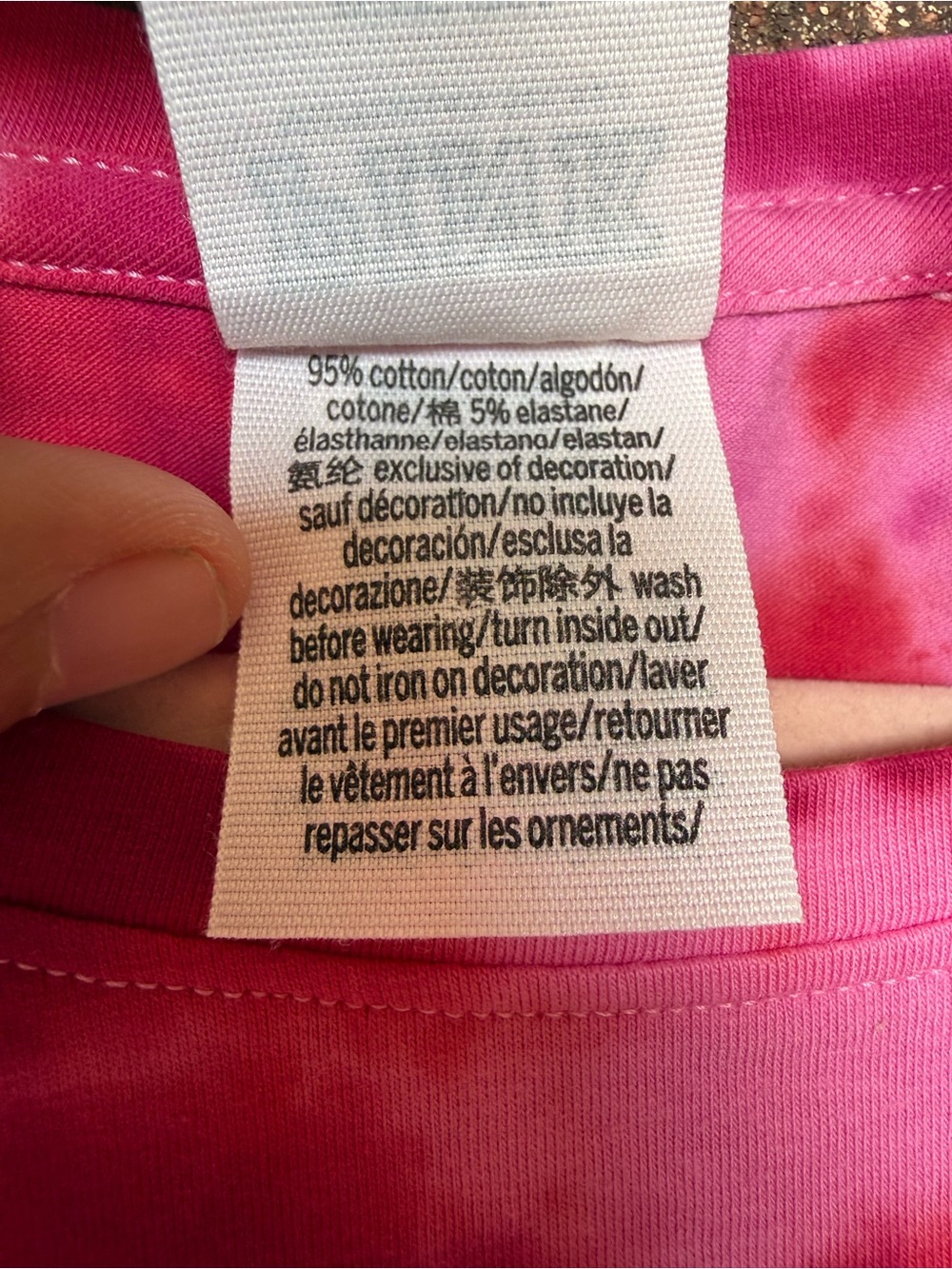 PINK Victoria's Secret Hot Pink Tie-Dye T-Shirt Dress - Picture 5 of 8